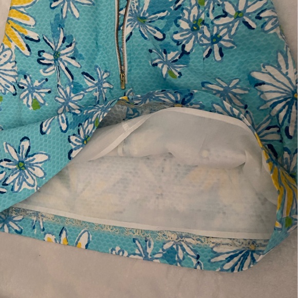 Lilly Pulitzer Breakwater Blue Daisy Tate Skirt - Picture 8 of 10